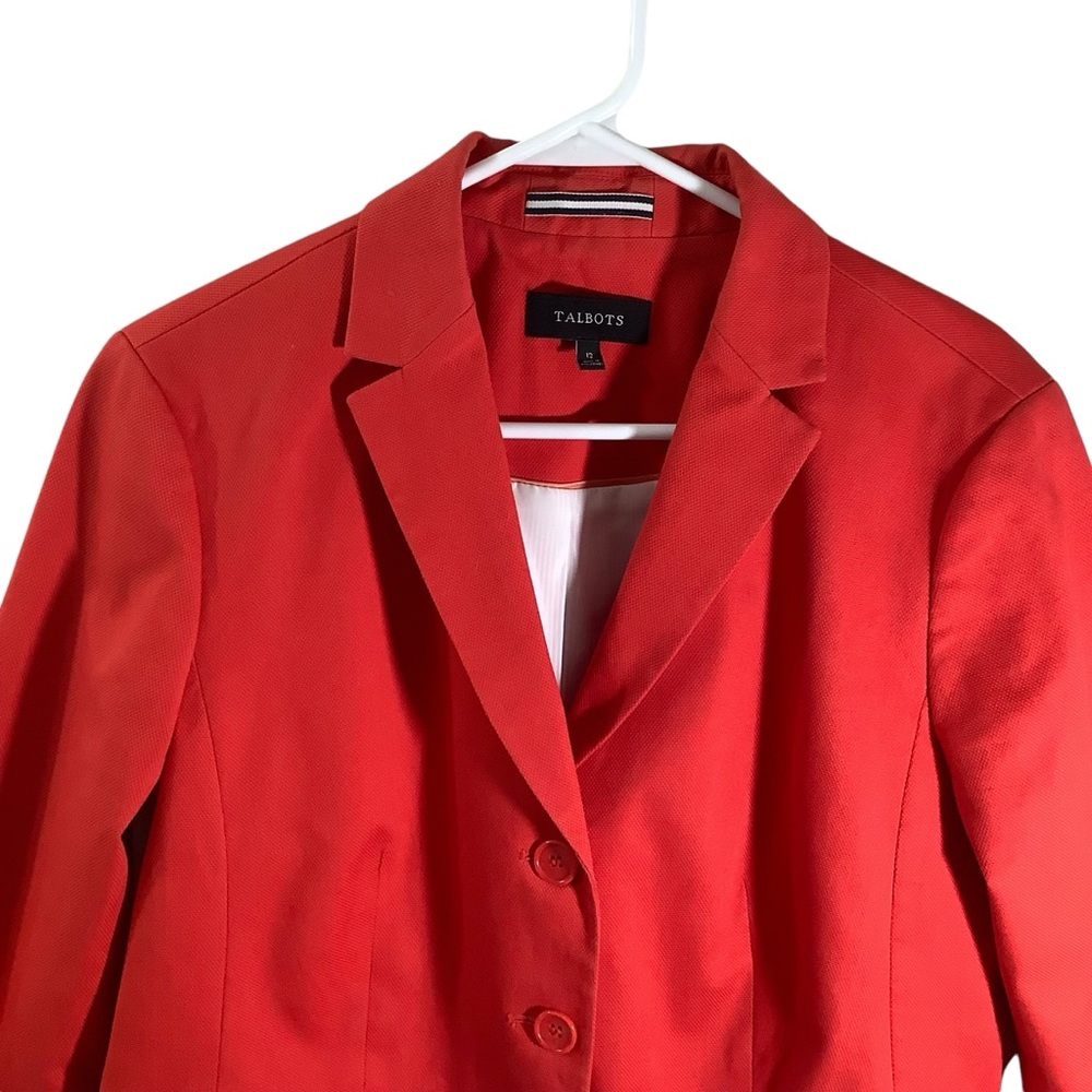 Talbots Three Button Blazer Short Length Office C… - image 2